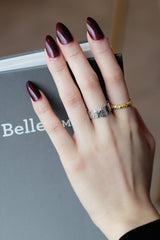 WHITE GOLD/ 18K GOLD MODERN RING