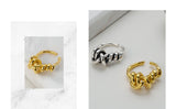 VINTAGE SILVER/ 18K GOLD TWIST RING