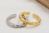 WHITE GOLD/ 18K GOLD CHIC RING
