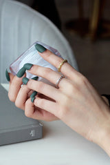 WHITE GOLD/ 18K GOLD CHIC RING