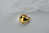 WHITE GOLD/ 18K GOLD MINIMALIST RING