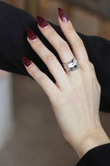 WHITE GOLD/ 18K GOLD MORDEN RING