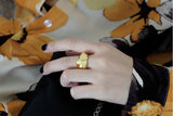 WHITE GOLD/ 18K GOLD CHIC RING
