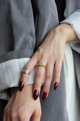 WHITE GOLD/ 18K GOLD MORDEN RING