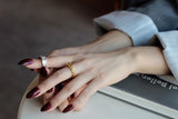 WHITE GOLD/ 18K GOLD MORDEN RING