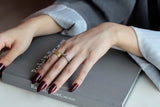 WHITE GOLD/ 18K GOLD MORDEN RING