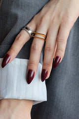 WHITE GOLD/ 18K GOLD CHIC RING