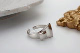 WHITE GOLD/ 18K GOLD CHIC RING