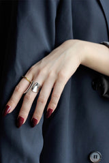 WHITE GOLD/ 18K GOLD MORDEN RING