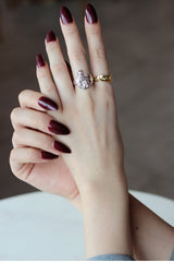 WHITE GOLD/ 18K GOLD VINTAGE RING