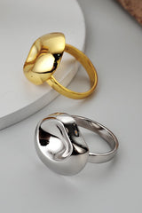 WHITE GOLD/ 18K GOLD CIRCLE RING