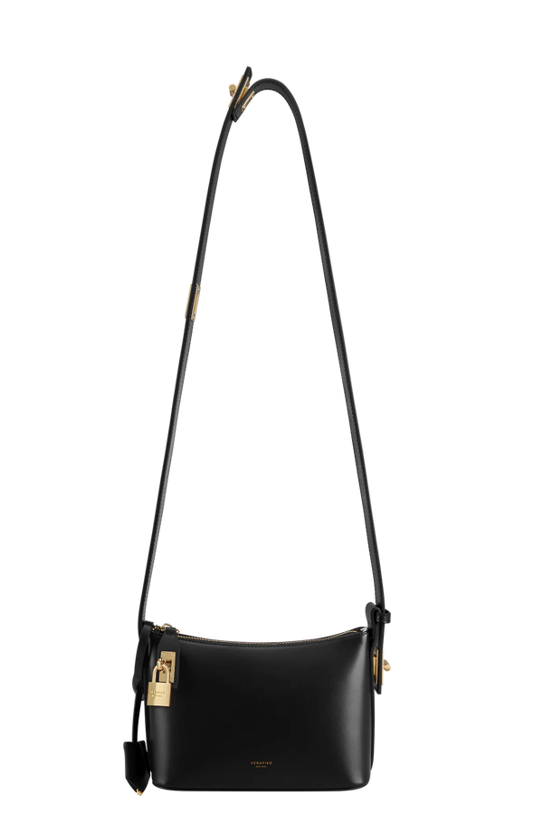 MINI GOLD BLACK CROSSBODY EXTENSION STRAP