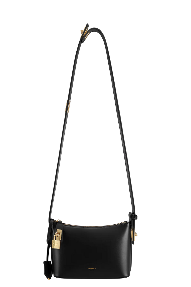 MINI GOLD BLACK CROSSBODY EXTENSION STRAP