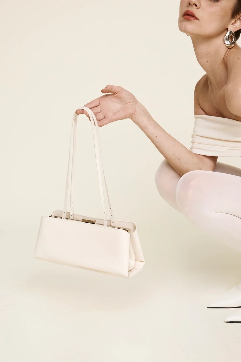 SILVER IVORY ÉCLAIR BAG