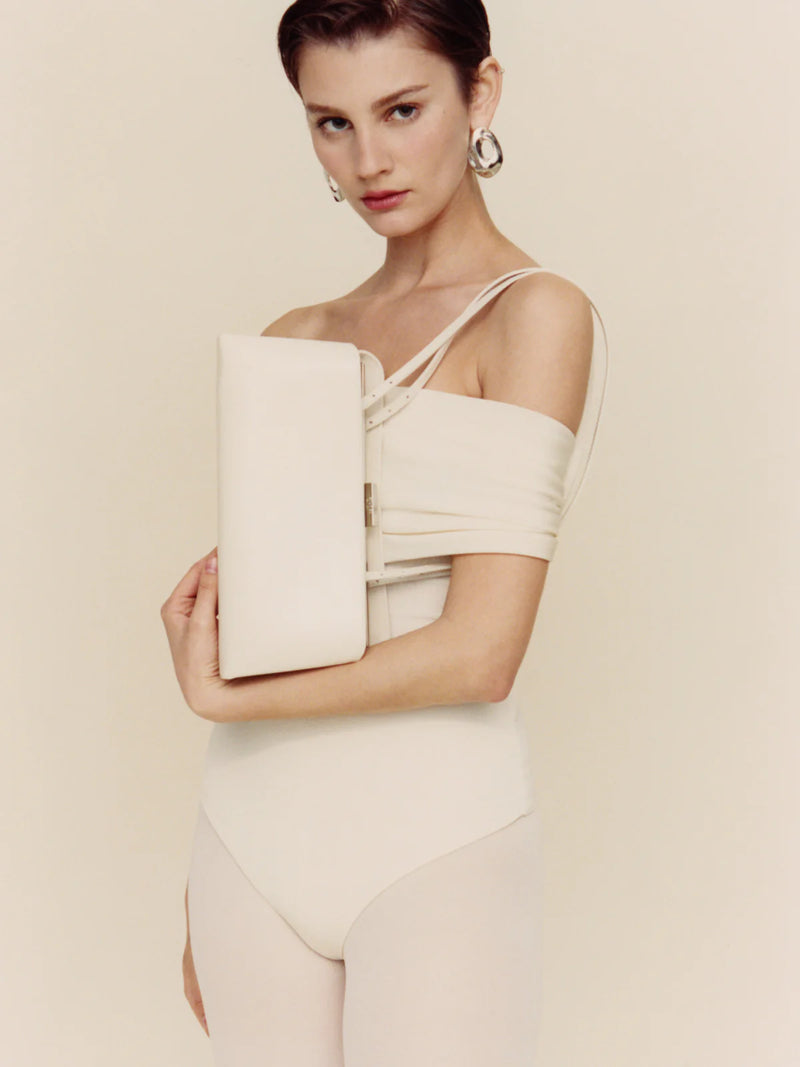 SILVER IVORY ÉCLAIR BAG