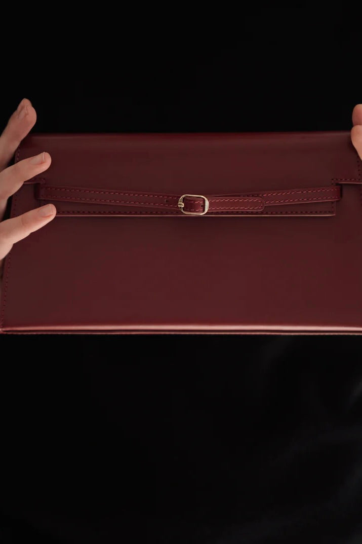 DARK CHERRY SHOULDER BAG