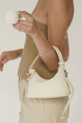 IVORY TWISTER HOBO BAG