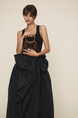 CHOCOLATE RING HANDLE BAG