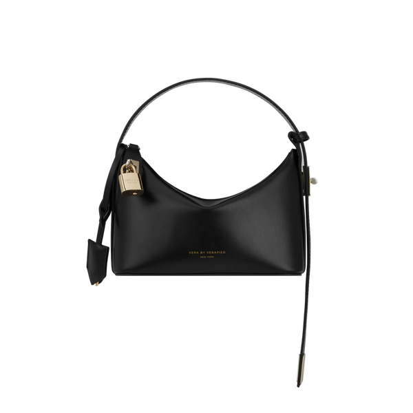 MINI GOLD BLACK HOBO BAG