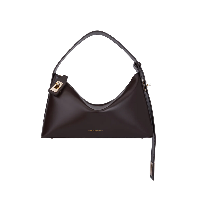 GOLD CHOCOLATE HOBO BAG