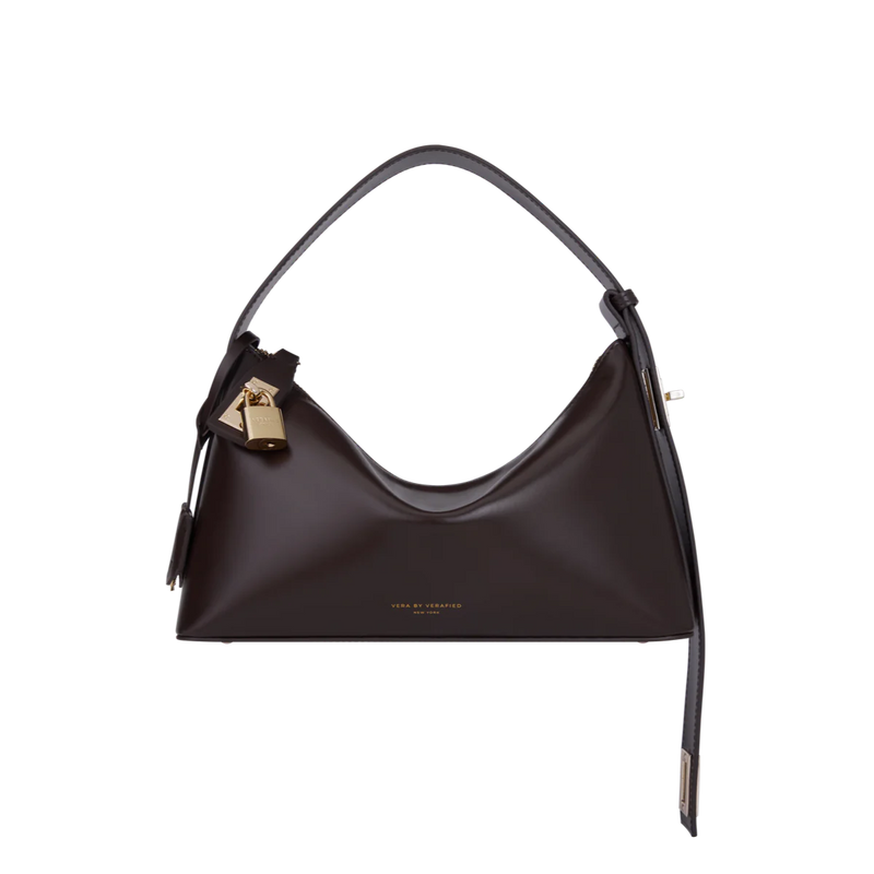 GOLD CHOCOLATE HOBO BAG