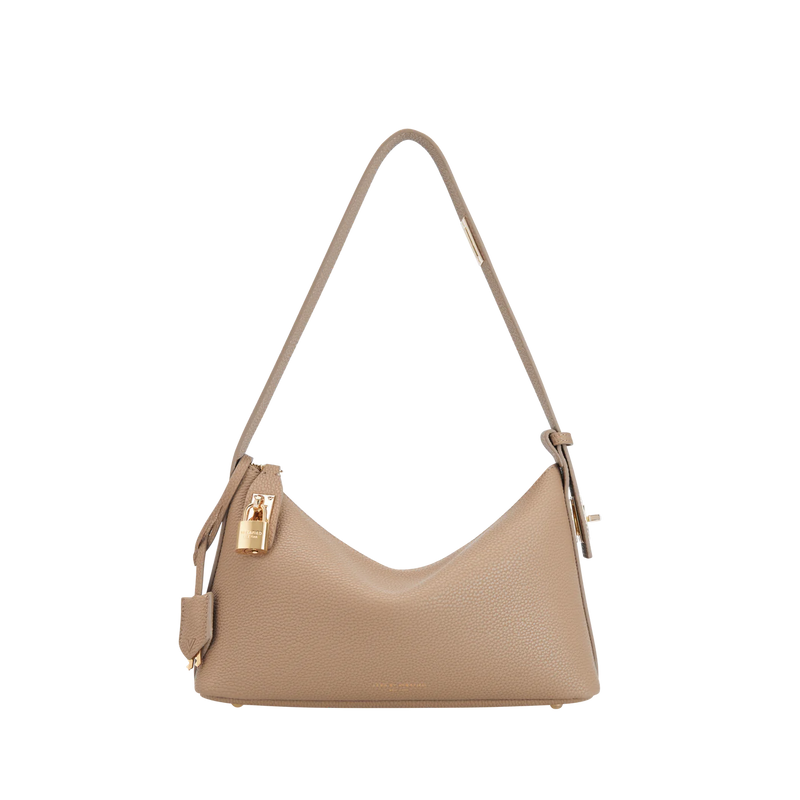 GOLD BEIGE HOBO BAG