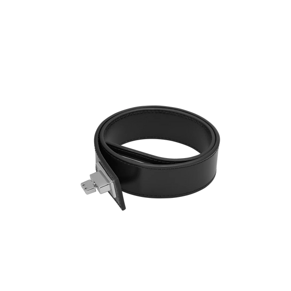 SILVER BLACK CROSSBODY EXTENSION STRAP