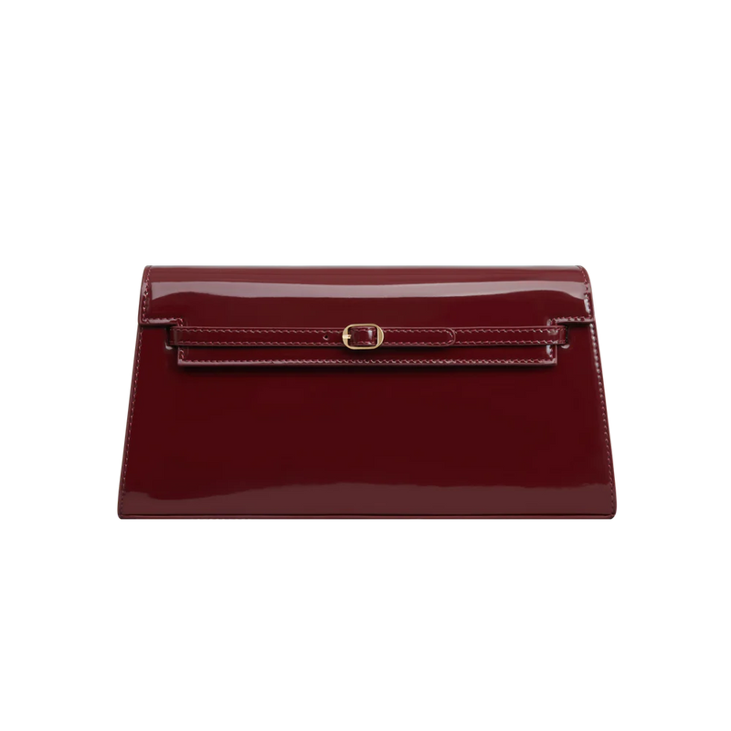 PATENT DARK CHERRY SHOULDER BAG – NO STOCK PARIS PATENT DARK CHERRY SHOULDER BAG – NO STOCK PARIS