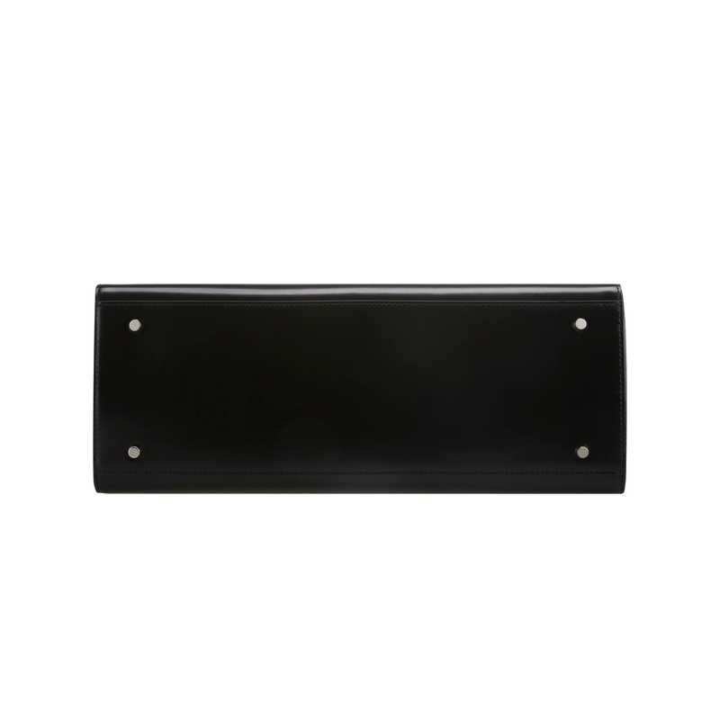 NOIR LEATHER BOOK TOTE BAG 33