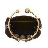 CHOCOLATE RING HANDLE BAG