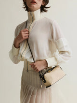 RAFFIA CAFÉ MINI BAG