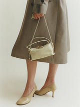 BUTTER OSTRICH CAFÉ MINI BAG
