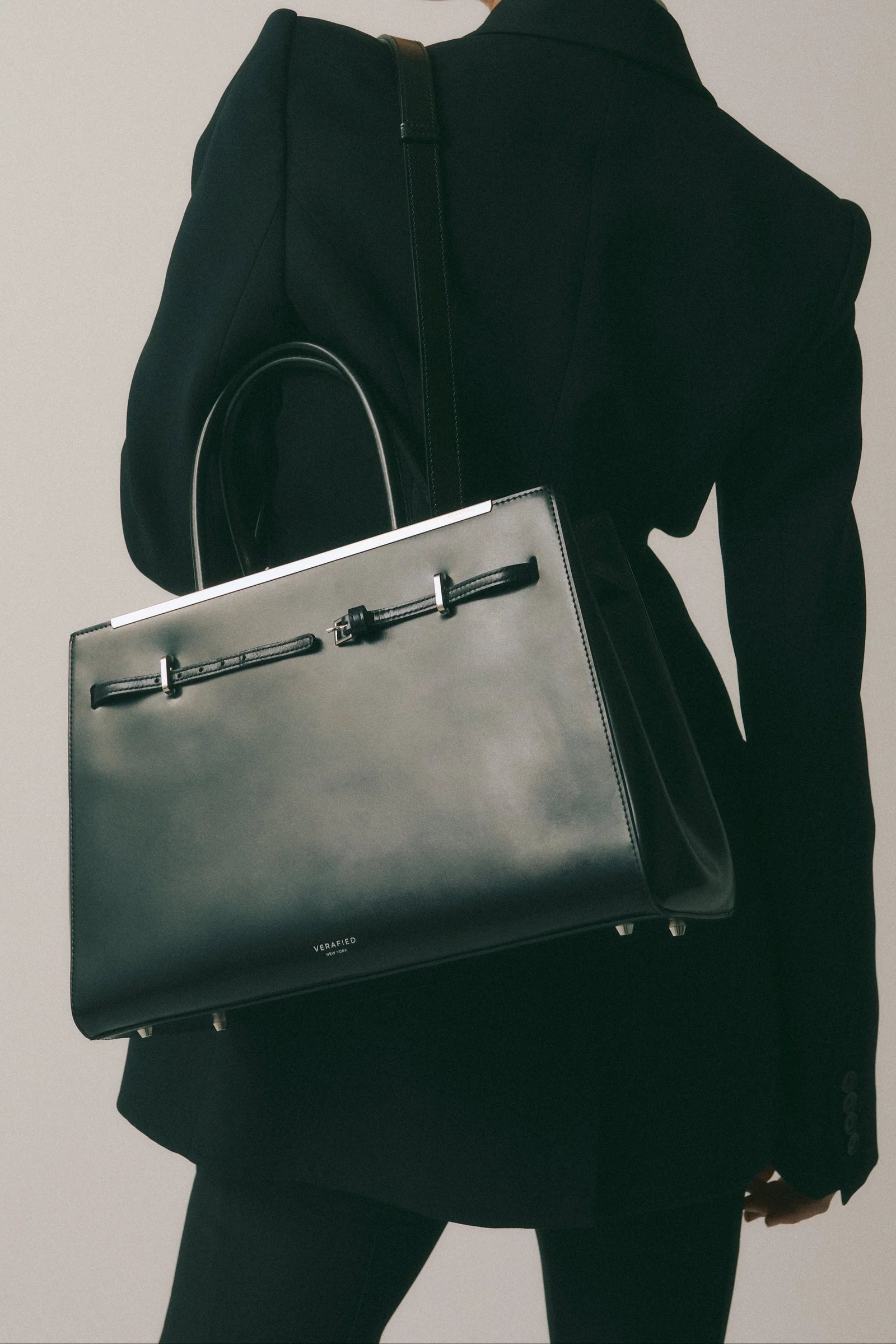 NOIR LEATHER BOOK TOTE BAG 33 – NO STOCK PARIS