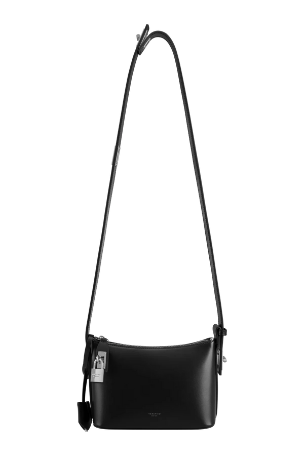 MINI SILVER BLACK CROSSBODY EXTENSION STRAP