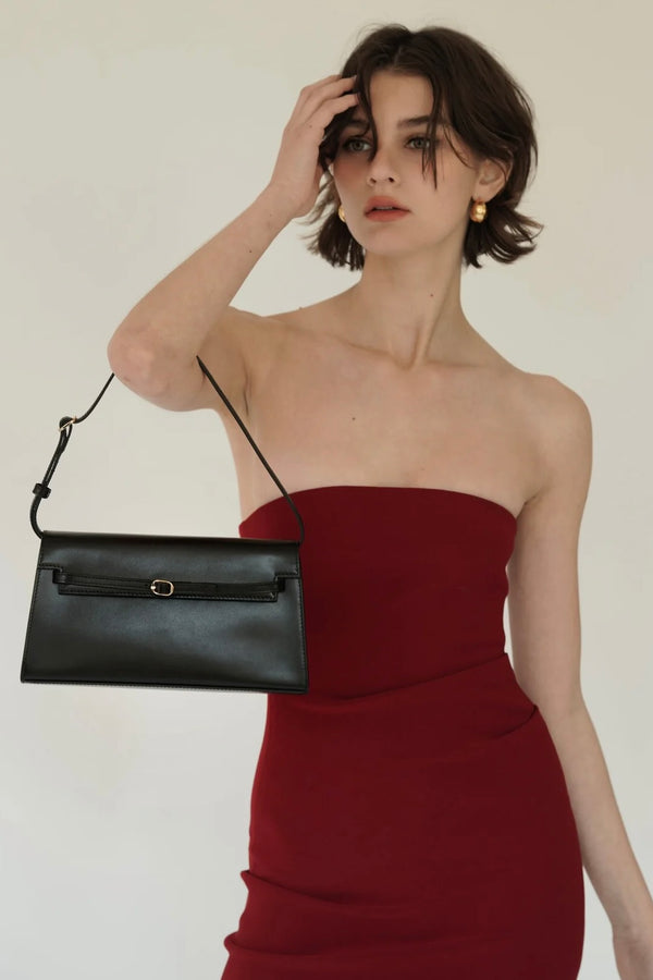 NOIR ALLURE SHOULDER BAG