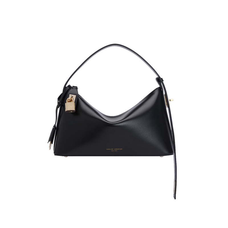 GOLD BLACK HOBO BAG