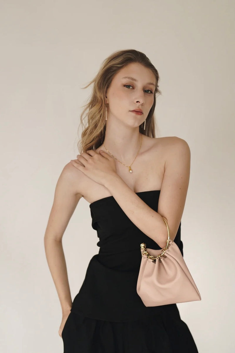 NUDE RING HANDLE BAG