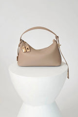 GOLD BEIGE HOBO BAG