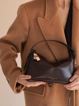 GOLD CHOCOLATE HOBO BAG