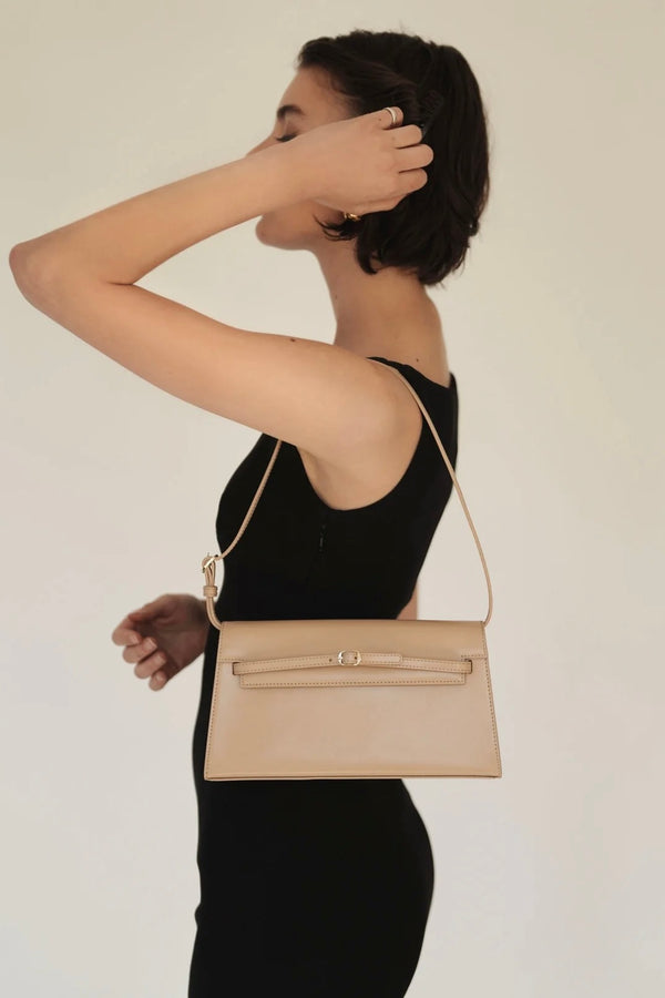 SAND BEIGE SHOULDER BAG