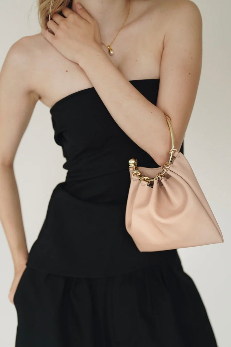 NUDE RING HANDLE BAG