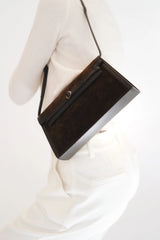 TRUFFLE SUEDE SHOULDER BAG