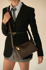 CHOCOLATE CROSSBODY EXTENSION STRAP