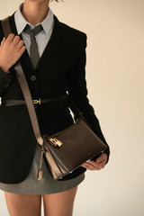 CHOCOLATE CROSSBODY EXTENSION STRAP