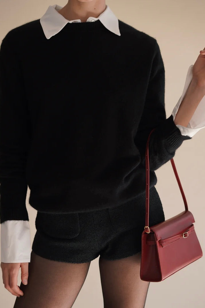 DARK CHERRY SHOULDER BAG