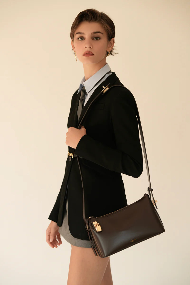 CHOCOLATE CROSSBODY EXTENSION STRAP