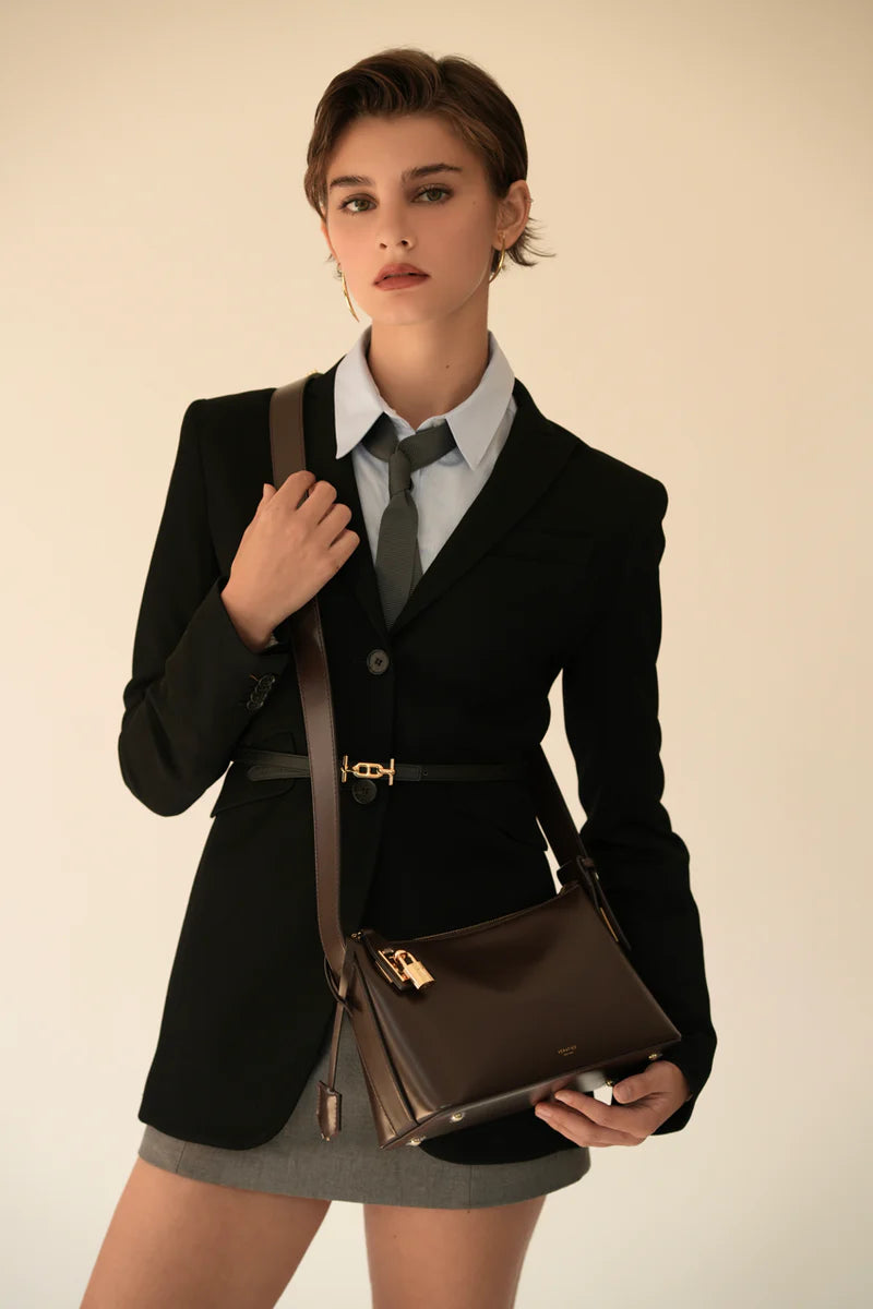 CHOCOLATE CROSSBODY EXTENSION STRAP