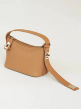 TAN TWISTER HOBO BAG