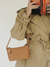 TAN TWISTER HOBO BAG