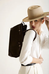 ESPRESSO SUEDE BOOK TOTE BAG 33